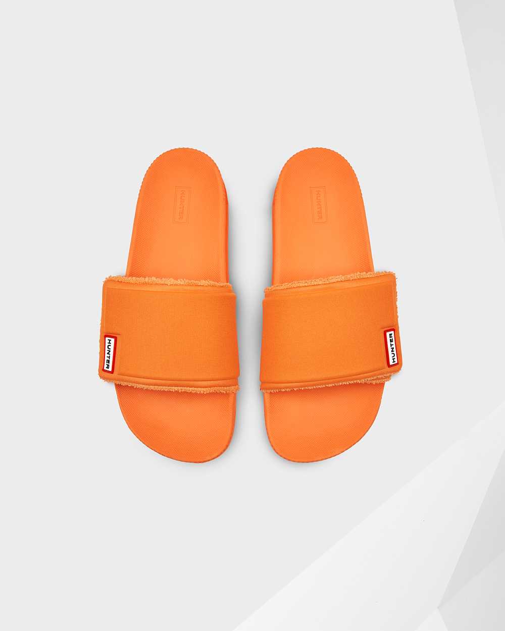 Mens Hunter Original Adjustable Slides Orange | UJCERY-167